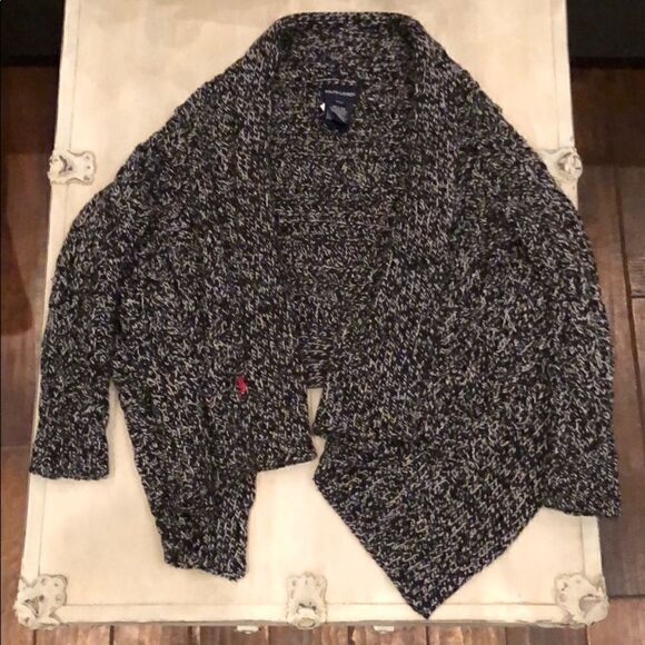 Ralph Lauren cascade open front sweater Small 7 - Picture 2 of 8